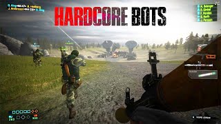 Battlefield Extreme RUSH Mode! Hardcore BOTS!