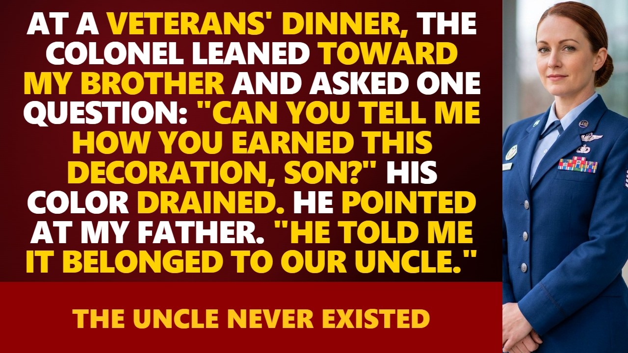 My Father Told My Brother the Medal Was a Dead Uncle's. The Colonel Who Signed It Was in the Room