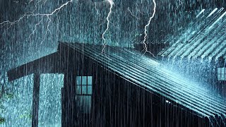 ⚡ Rain & Thunderstorm Sleep Sounds | Torrential Rainstorm on Tin Roof & Very Heavy Thunder at Night by LUCASTA 11,942 views 4 weeks ago 10 hours