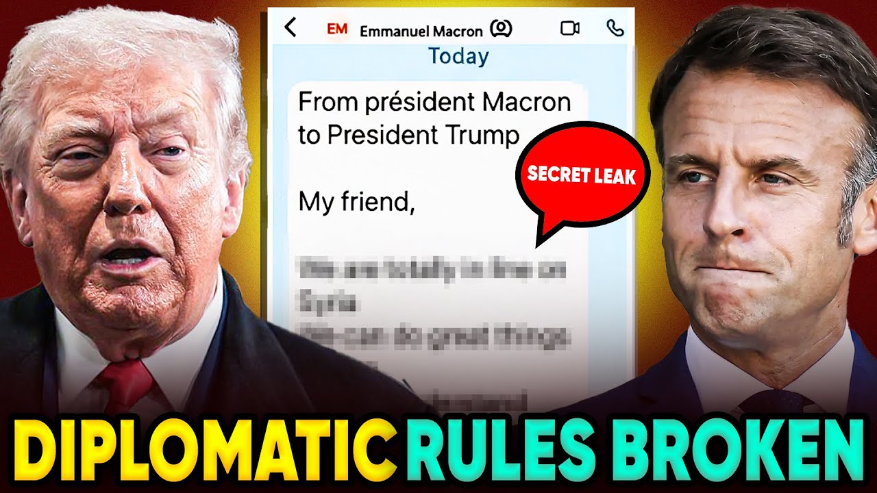Why Trump Shared Macron’s Private Message on Social Media ? | Breaking News