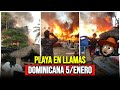 ESTALLA TANQUE DE GAS EN DOMINICANA, ARRASA CON TODO.