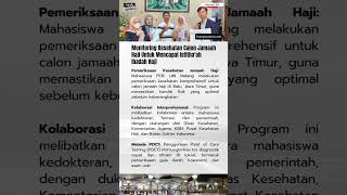 Monitoring Kesehatan Calon Jamaah Haji Untuk Mencapai Istitha'ah Ibadah Haji #kesehatanhaji #haji