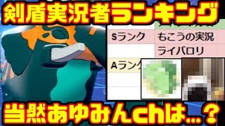 ポケモン剣盾 ポケモン実況者ランキングが発表される 当然俺の順位は ｗ Youtube