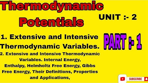 Thermodynamic Potentials & Maxwell Relations | BSc 2nd Sem Physics | Unit 2 Thermal Physics.