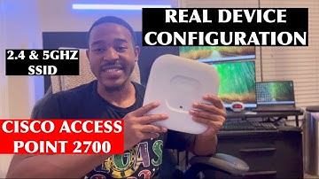 Configuring Cisco Access Point using GUI | Autonomous WPA2 PSK | Real Device Configuration