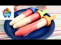 КАК СДЕЛАТЬ МОРОЖЕНОЕ КЛУБНИЧНО БАНАНОВОЕ Strawberry Banana Popsicles