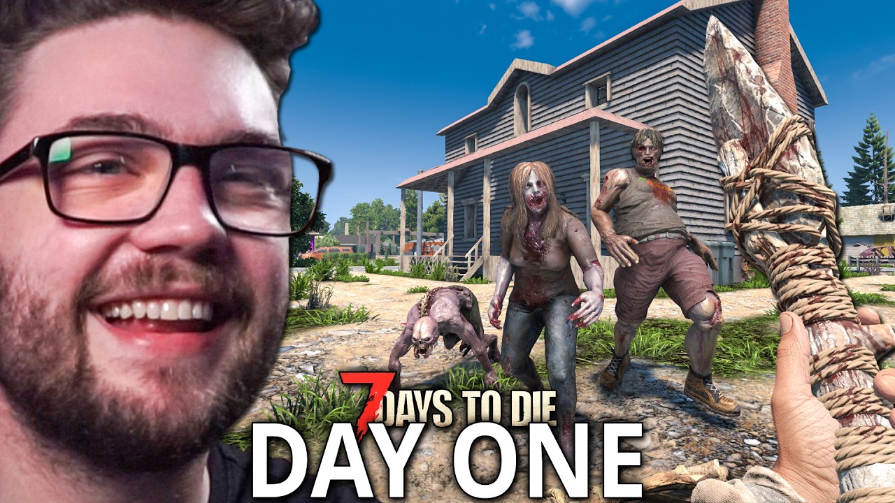 DAY ONE in the NEW CONSOLE UPDATE! - 7 Days to Die: Consolation - YouTube