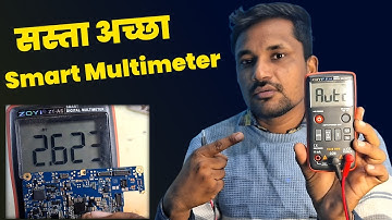 Goedkoop en goed | Slimme multimeter | Zoyi ZT-A6 multimeter review in het Hindi