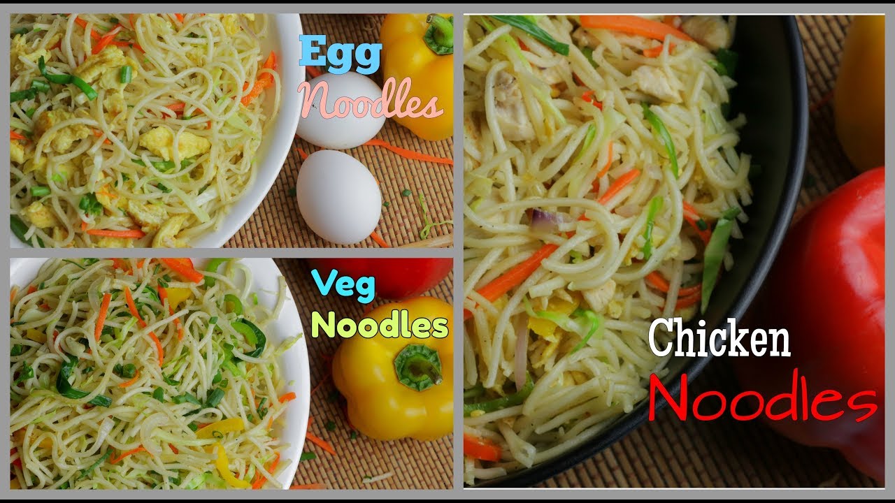 3 Ways Chinese Noodles Authentic Chinese Noodles Recipes By chef