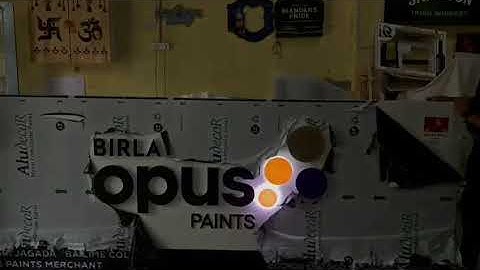 OPUS BIRLA PAINTS ANIMATION BY SIGNAGE ANIMATOR #signageanimator #ledboard #ledcontroller #branding