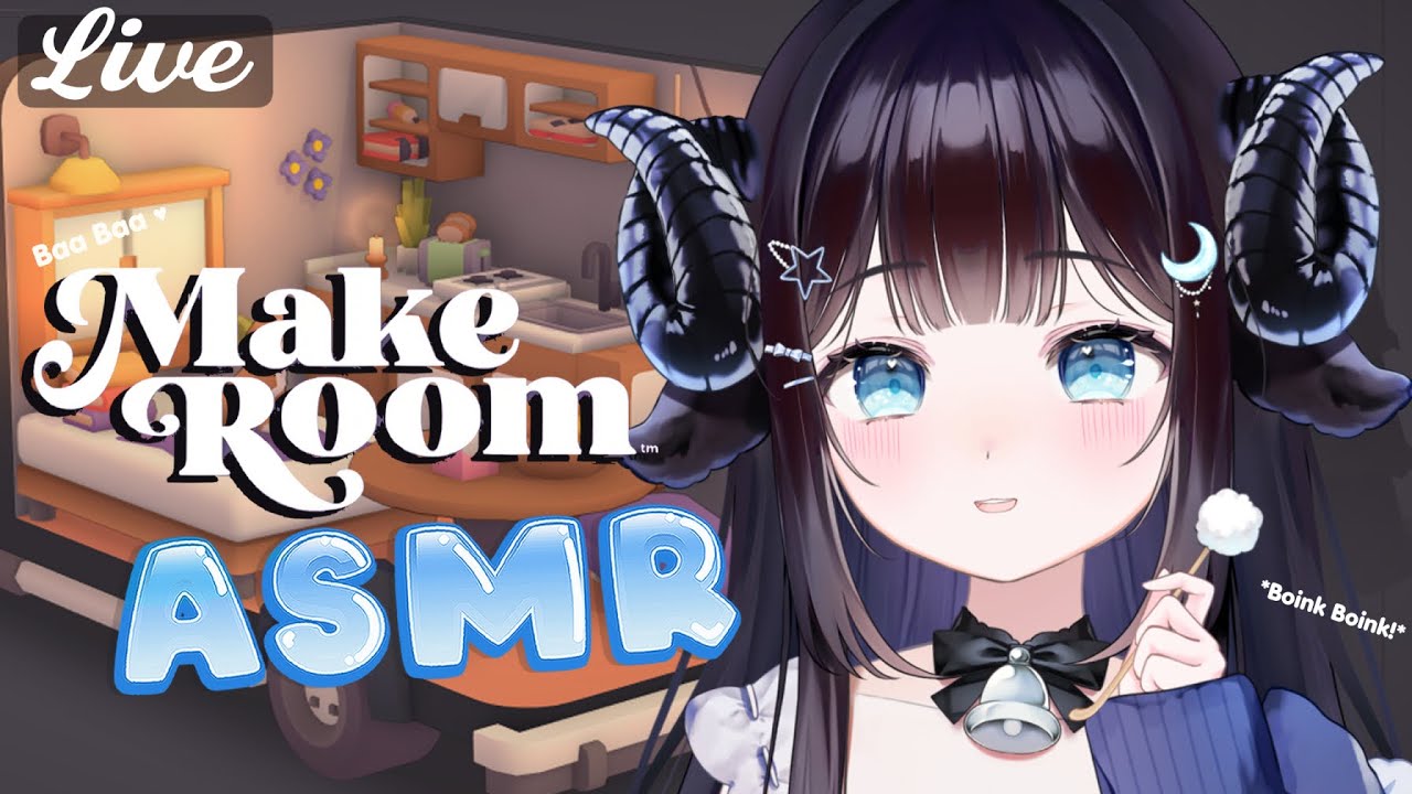 ASMR🪴Soothing Sounds & CUTE Decorating! [Make Room] - YouTube