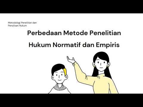 Video: Perbedaan Antara Normatif Dan Empiris