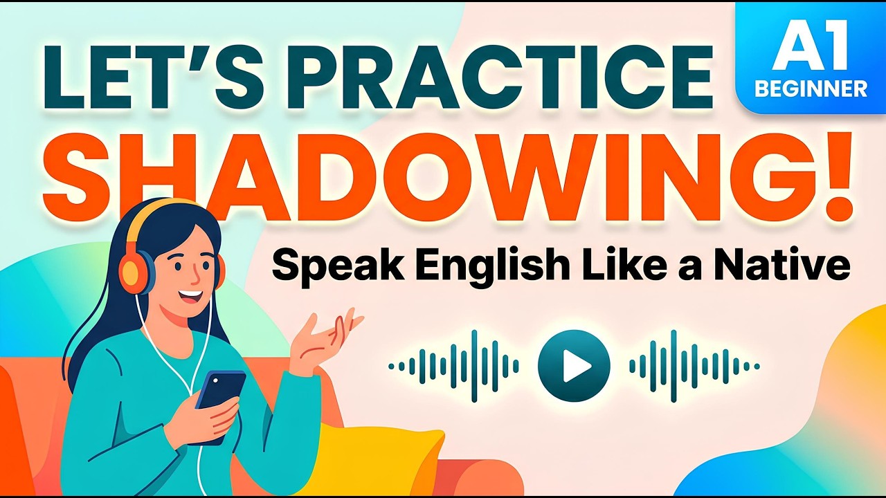 Shadowing English Speaking Practice | Speaking Challenge Podcast