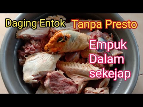 Resep Rendang Daging Entok