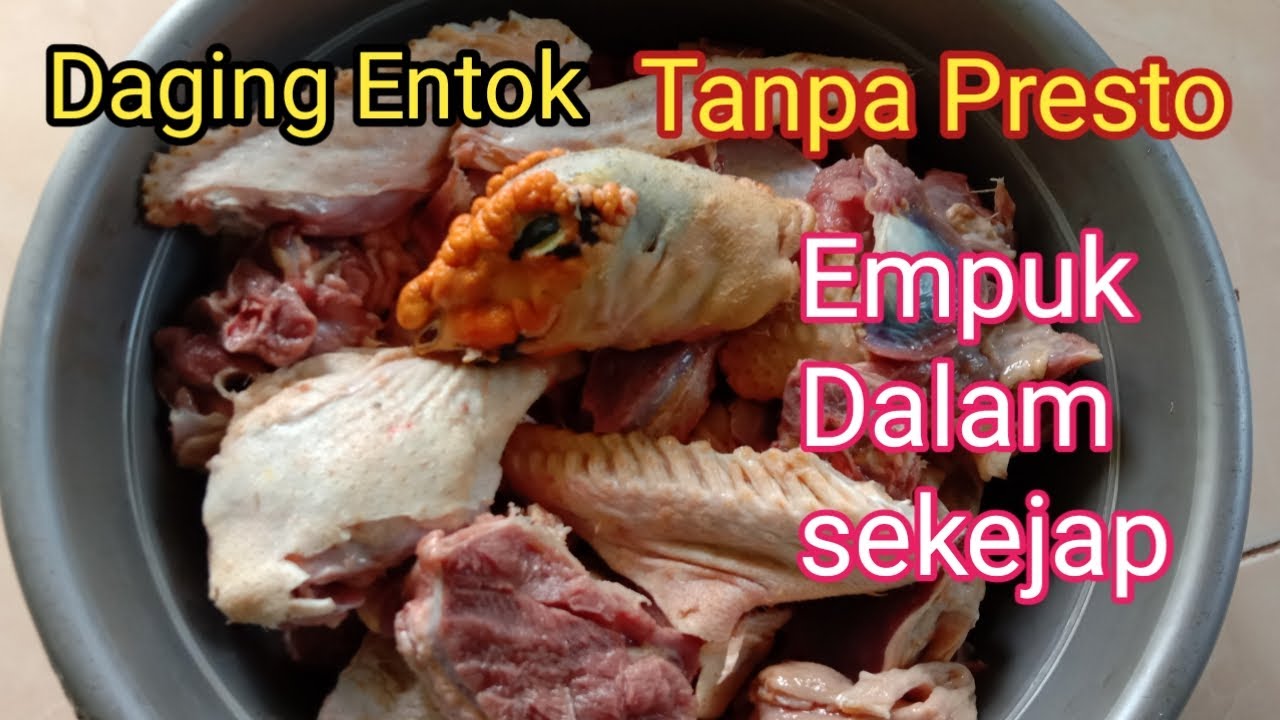 Cara Mengempukkan Daging Entok Tua Tanpa Presto