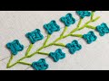 Gorgeous Simple BorderLine Stitch For Beginners | Border Embroidery  |
