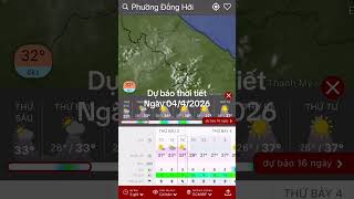 Dự báo thời tiết ngày mai - 04/4/2026 #dubaothoitiet #thoitiet #mua #xuhuong #thoitiethangngay