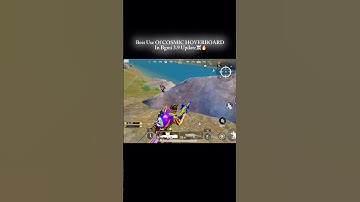 Best Use Of COSMIC HOVERBOARD In Bgmi 3.9 Update..!☠️🔥