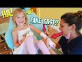 6 YEAR OLD SKIPS SCHOOL TO DO FAKE INJURY PRANK ON HER DENTIST!!