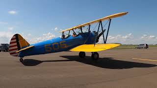 Boeing Stearman PT 17 Biplane Flight 8-27-2023