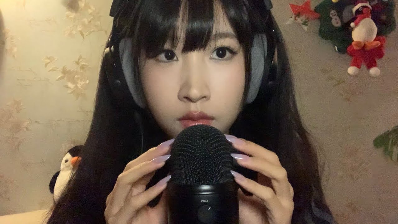 ASMR tingly bare Mic Scratching w/ long nails | no talking - YouTube