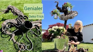 You'll be amazed at what's hidden in this garden decoration 🌸