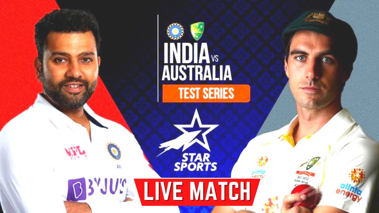 IND VS AUS FIRST TEST LIVE IND VS AUS TEST MATCH BORDER GAVASKAR