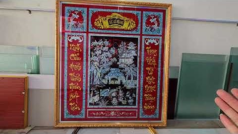 Tranh Cửu Huyền Thất Tổ Xưa phục chế ghép thêm chi tiết mới. Tranh Thờ Thành Tín 0902603113