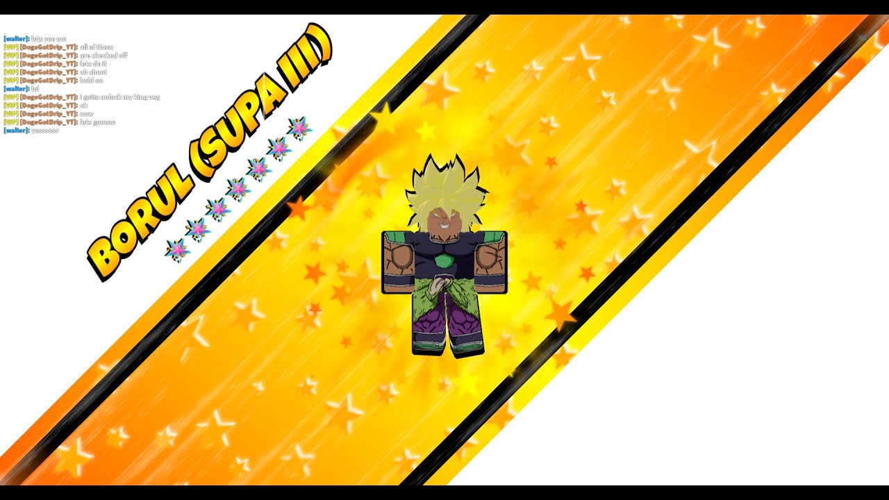 Showcasing BROLY 7 Star ASTD YouTube Showcasing broly 7 star astd youtube