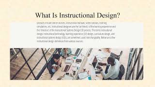 Famous EDU553 Week 1 -- Intro. to Instructional Design Wealth