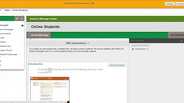 How to Create and Edit Wikis Pages