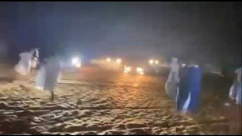 استقبال القارئ الراجل ولد عثمان لشيخنا الفخامة ولد الشيخ سيديا في قرية الميقات