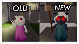 OLD VS NEW Piggy jumpscares FAST MOTION