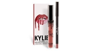 Kylie jenner dazzle velvet lip kit | lipstick unboxing & swatches