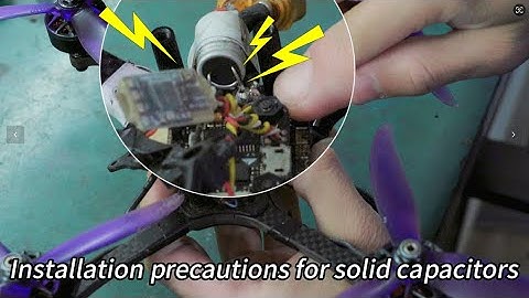 How to Safely Install Solid Capacitors | FPV Build Tips