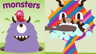 Sago Mini Monsters | Fun Kids Games To Play - Colorful Baby Games ► Tikifun