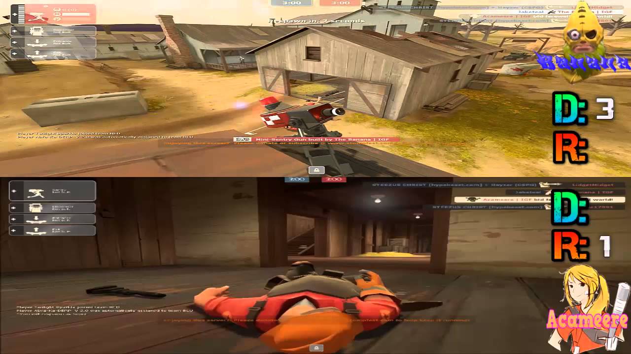 Tf2 Harvest Split Screen Gameplay - YouTube
