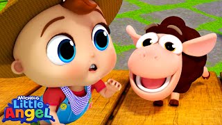 old macdonald had a farm little angels kids cartoonssongs nursery rhymes