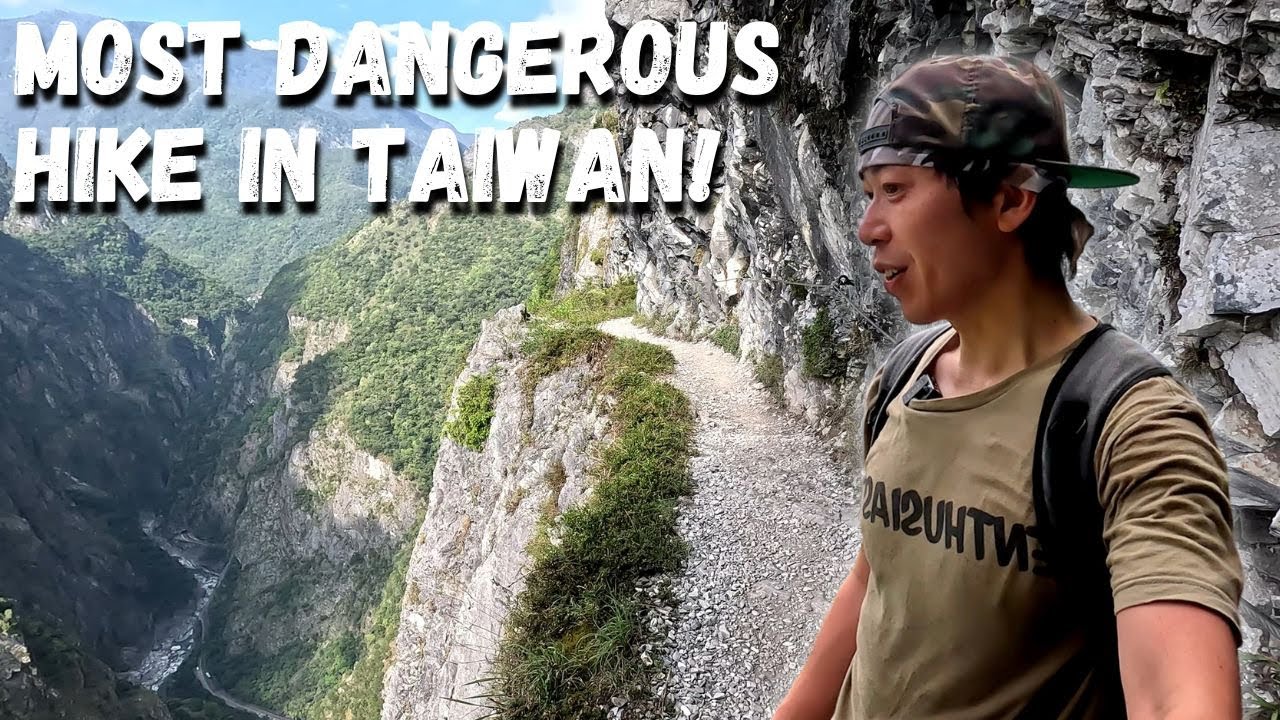 This hike ALMOST killed me!!  - JACK'S OFF TO Zhuilu Old Trail at Taroko Gorge!  錐麓古道