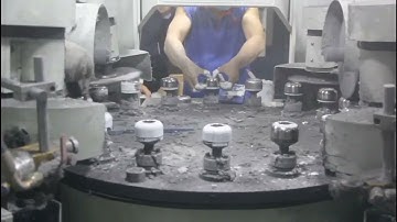 Rotary Table Polishing Machine for Metal Round Covers