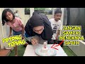 Awas Neneknya Jangan Sampai Jatuh ! Challenge Potong Tepung