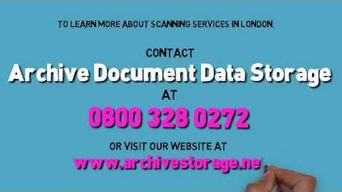 Scanning Services in London UK