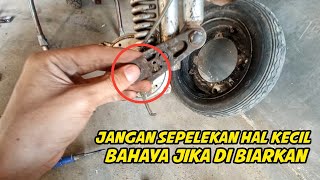 roda depan vespa goyang mungkin ini penyebabnya