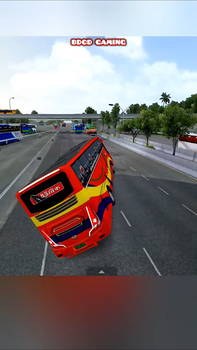 Bus simulator Indonesia With Ets2 BD traffic obb #bussid