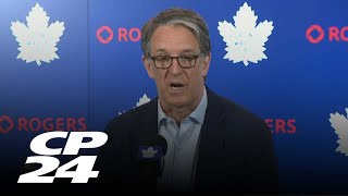 Brendan Shanahan Press Conference on Kyle Dubas out as GM