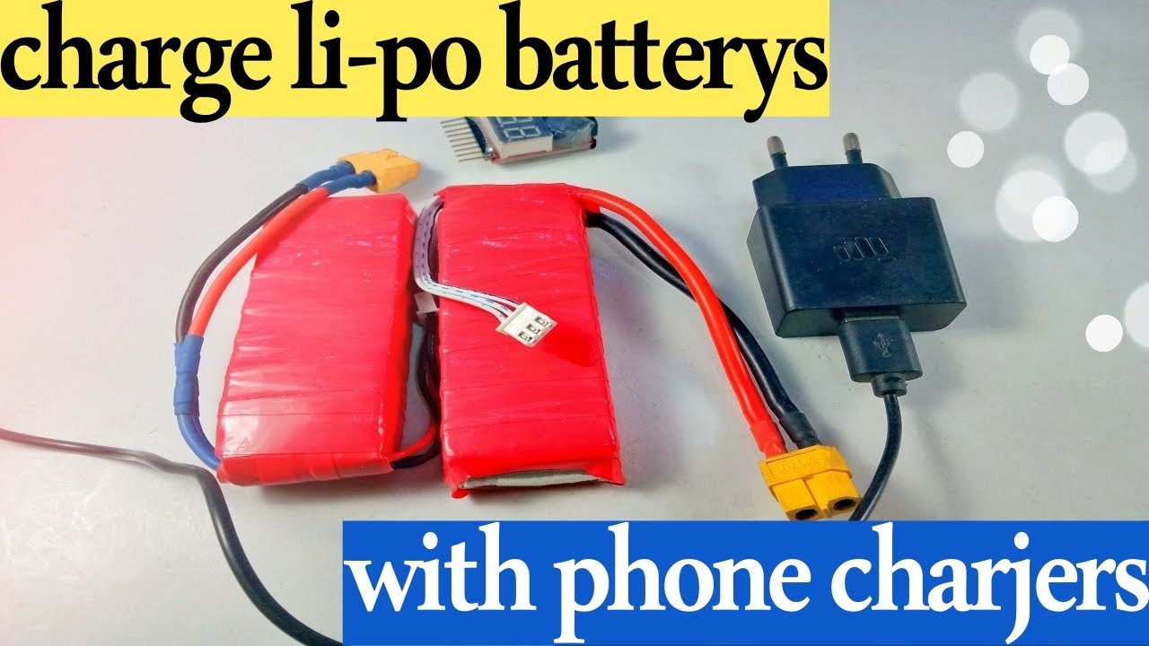 Charge lipo battery with phone charger. SWORK SHOCKING WORK YouTube