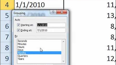 Grouping PivotTable Data By Weeks.mp4