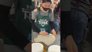 Beautiful Girl Thailand Making Roti Rice Paper 😋