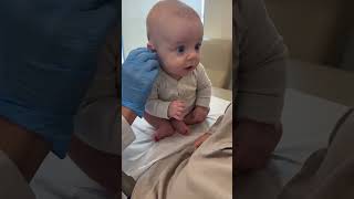 👂 Baby’s Priceless Reaction During Hearing Test 🥹❤️ #shorts