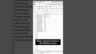 Separare facilmente due testi con Excel utilizzando la funzione Flash Fill! #exceltutorial